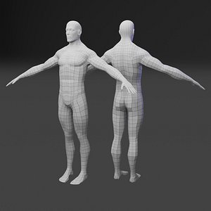 Male Base Body Mesh