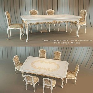tavolo da pranzo venezia 3D model