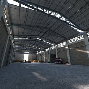 hangar 3d model