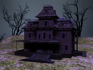 phantom haunted house 3d max