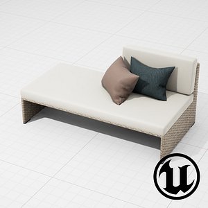 Dedon Slimline Lounger 002 UE4