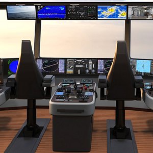 3D Ship Bridge Control Room