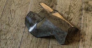 3D realistic iron mask model