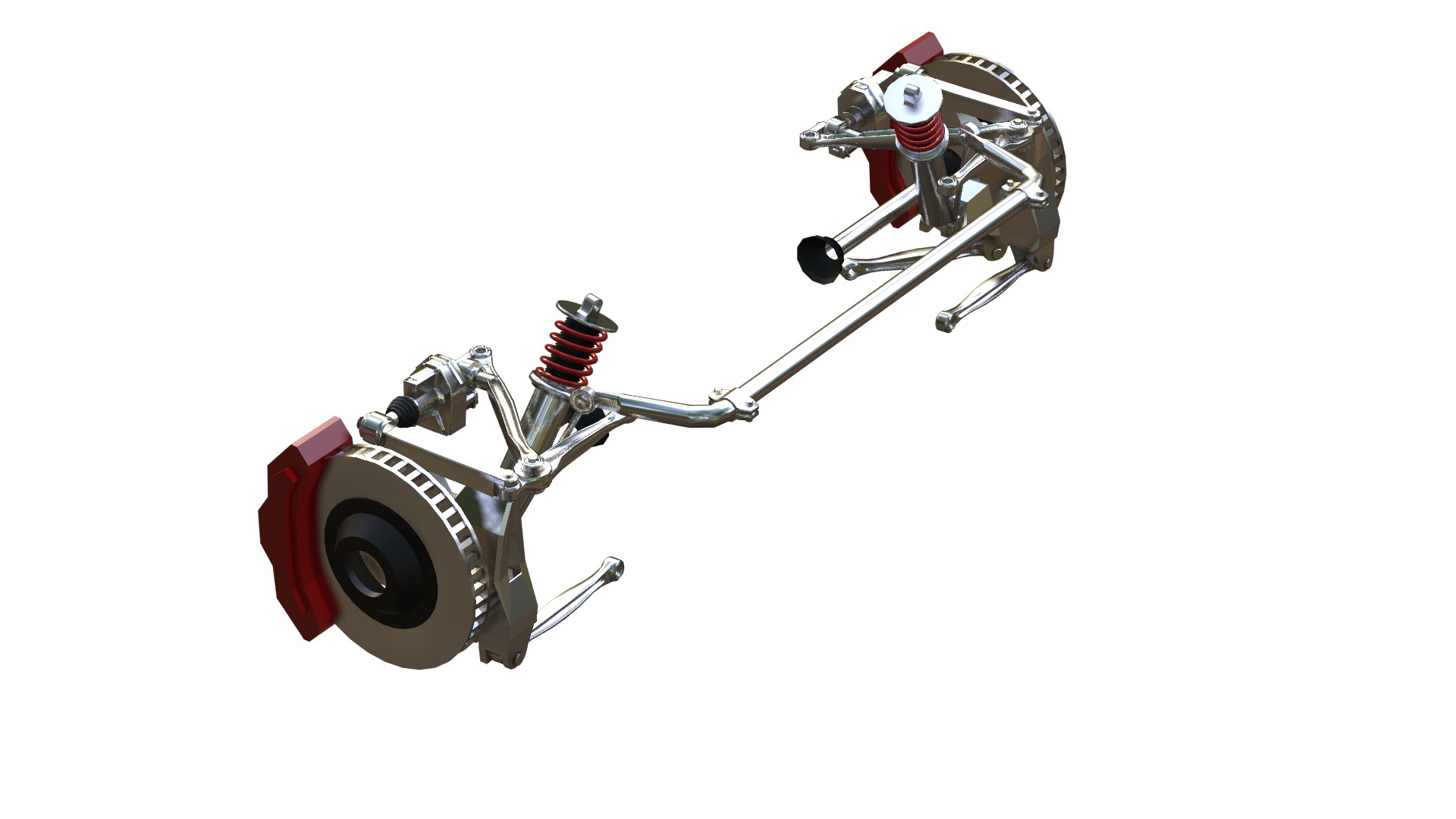 Suspension System Model - TurboSquid 2103720