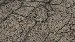 8K material of old asphalt 11 3D model