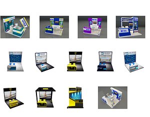 Booth Exhibition Stand c 37 3D
