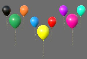 3D model balloon