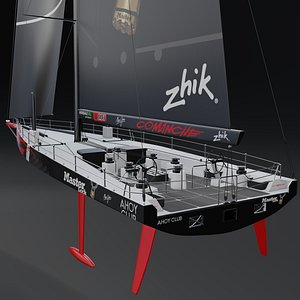 Master Lock Comanche CUP Yacht 2025 Sydney Hobart 3D Rendering