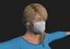 Personaje de juego en 3D con enfermera y mujer