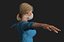Personaje de juego en 3D con enfermera y mujer