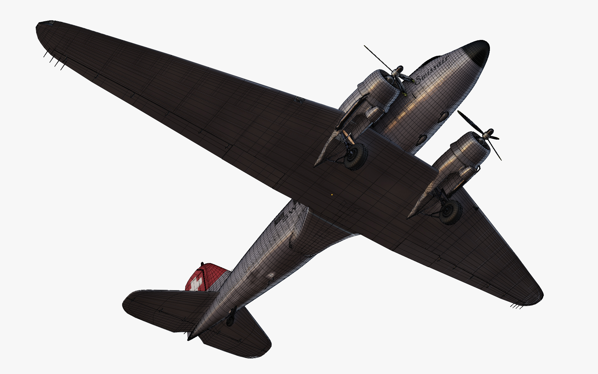 Douglas Dc 3 C 47 Plane 3d Model vrogue.co