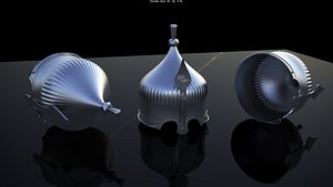 ottoman helmet 3d model