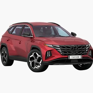 3D Hyundai Tucson US 2021 Low Interior