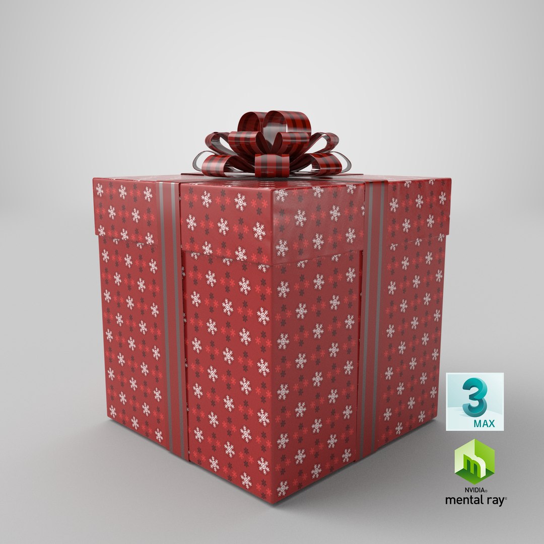 Real gift box ribbon 3D - TurboSquid 1352165