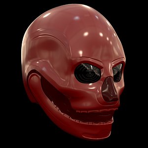 skull helmet model