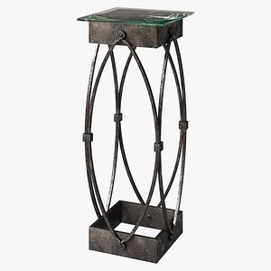 3D Wrought iron nightstand