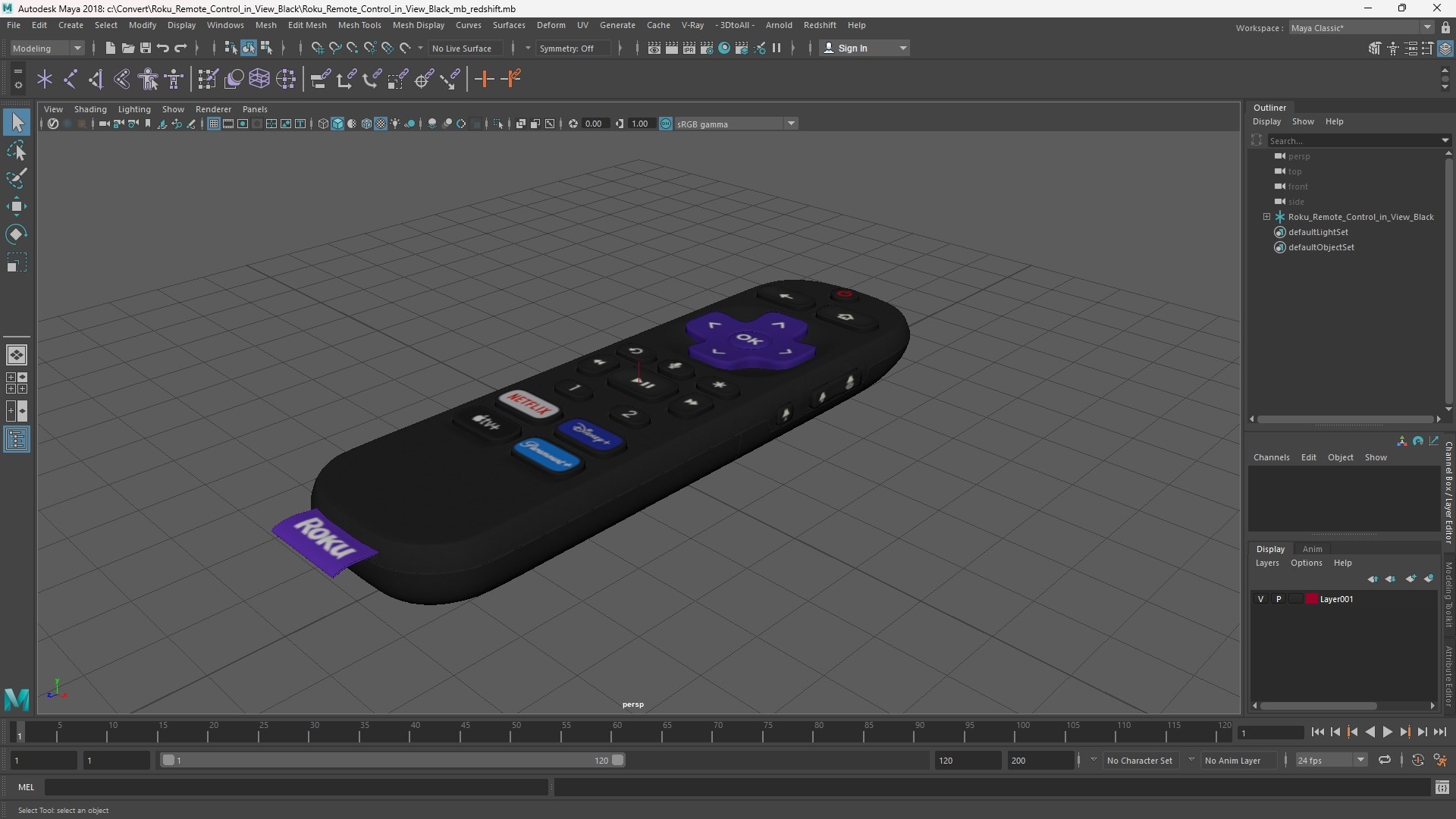 3D Roku Remote Control in View Black model https://p.turbosquid.com/ts-thumb/HJ/q5ufXp/Yc/roku_remote_control_in_view_black_1002/jpg/1765757528/1920x1080/fit_q87/95685b873e93a24beba79084a3ba918cacb4a80d/roku_remote_control_in_view_black_1002.jpg
