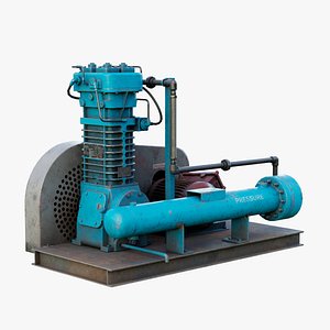 Gas Compressor GameReady LODs