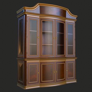 Vintage Furniture Cabinet PBR Game Ready