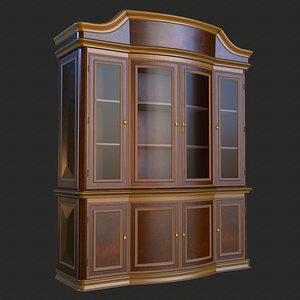 Vintage Furniture Cabinet PBR Game Ready