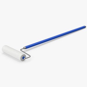 Blue Paint Roller