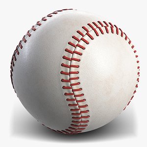 3d ball baseball model