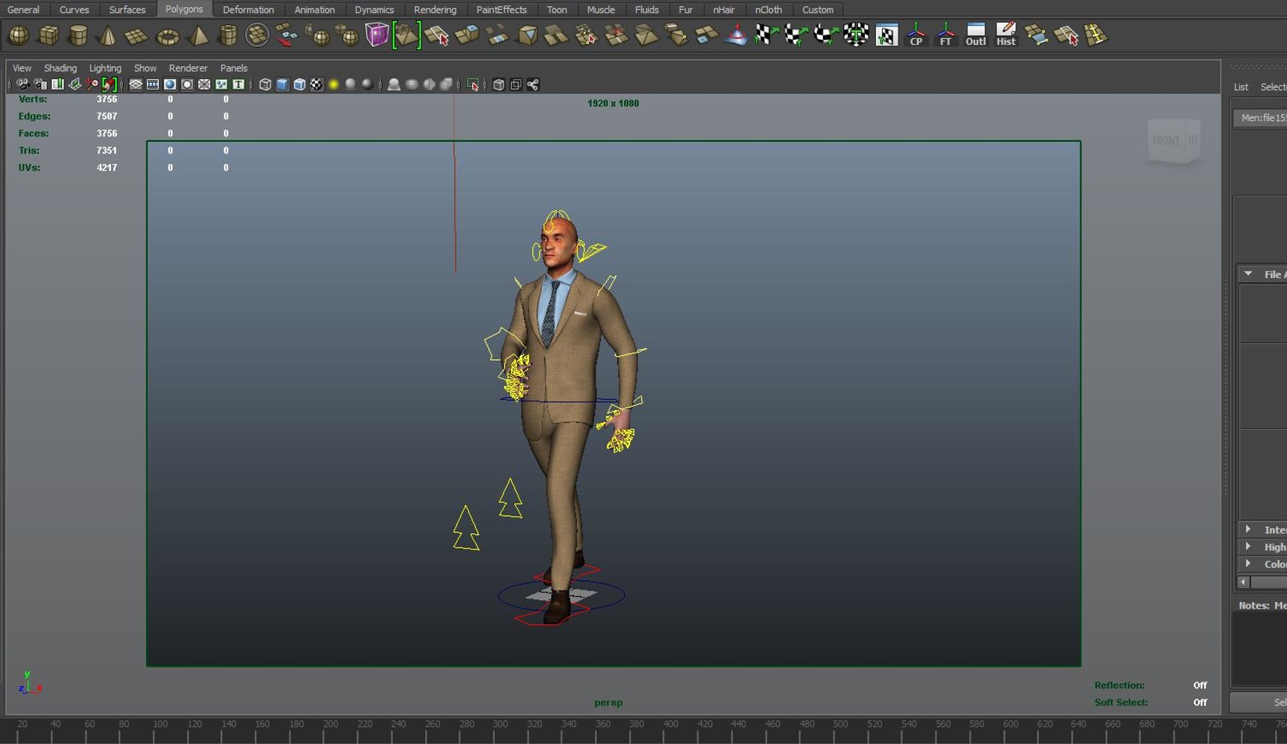 3D Man Rigged Character Animation Model - TurboSquid 1207629