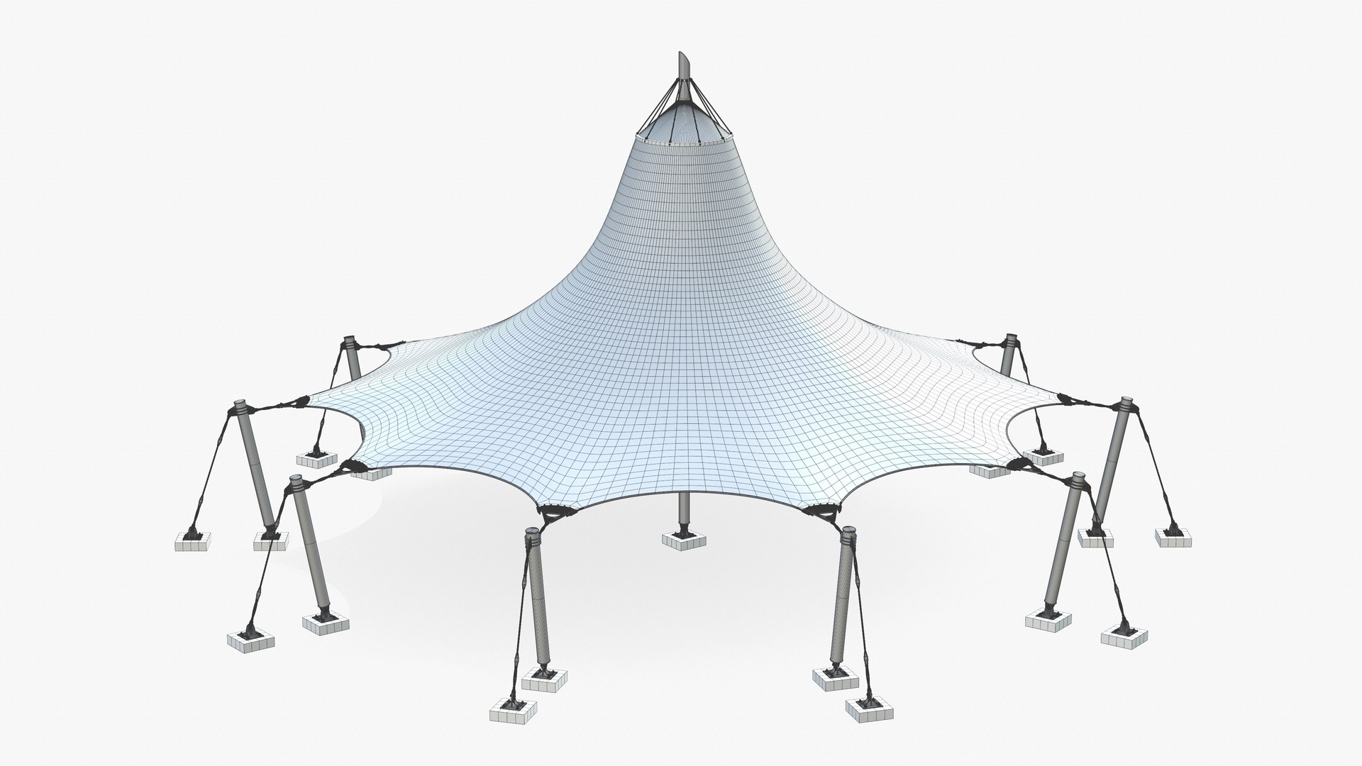 Tensile Structures Conical Arch 3D model https://p.turbosquid.com/ts-thumb/HK/6nrEka/qT/tensilestructureconical21/jpg/1656146032/1920x1080/fit_q87/d4526b5dae6fecb8bd78148df69d0dfc4ba8a2f7/tensilestructureconical21.jpg
