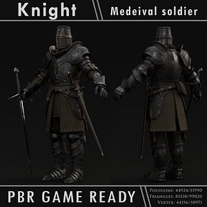 Knight Character PBR Game ready