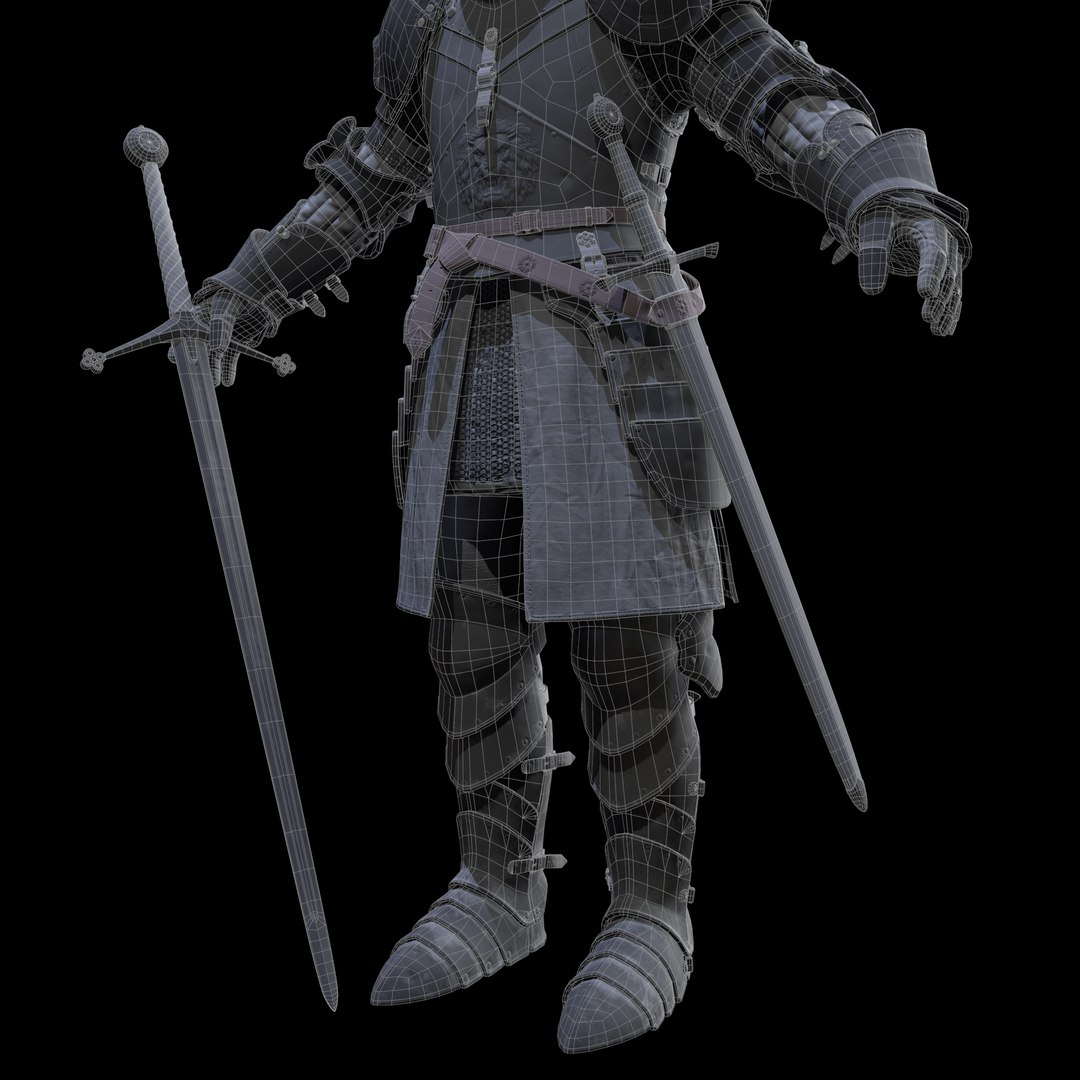 Knight character pbr ready 3D model - TurboSquid 1479361