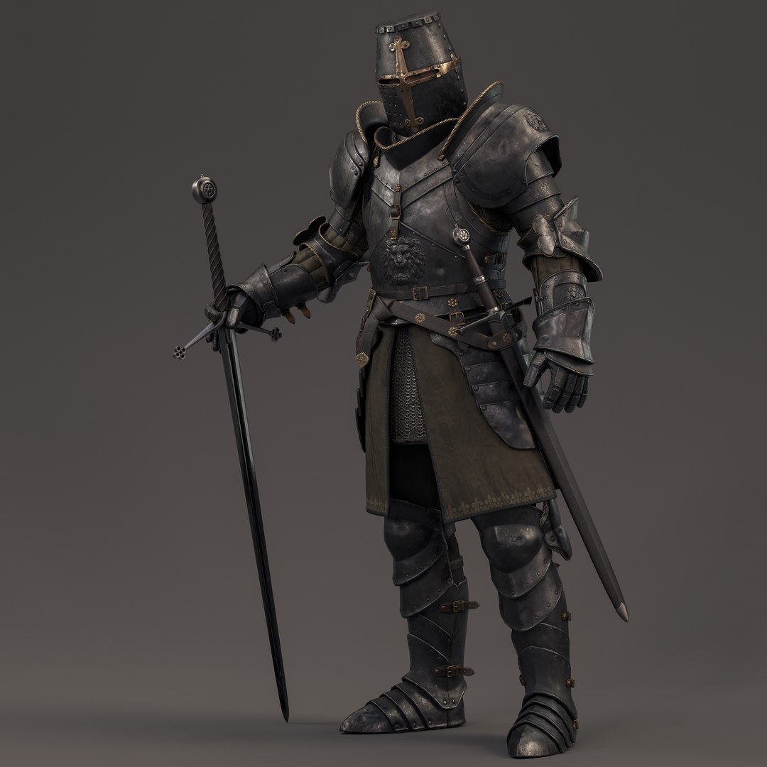 Knight character pbr ready 3D model - TurboSquid 1479361