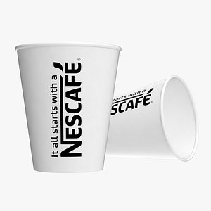 Nescafe Disposable Cup 3D model