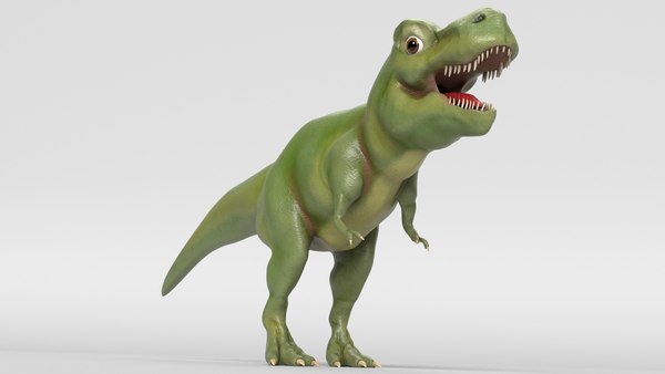 3D модель Мультфильм Ти-Рекс - TurboSquid 1962291