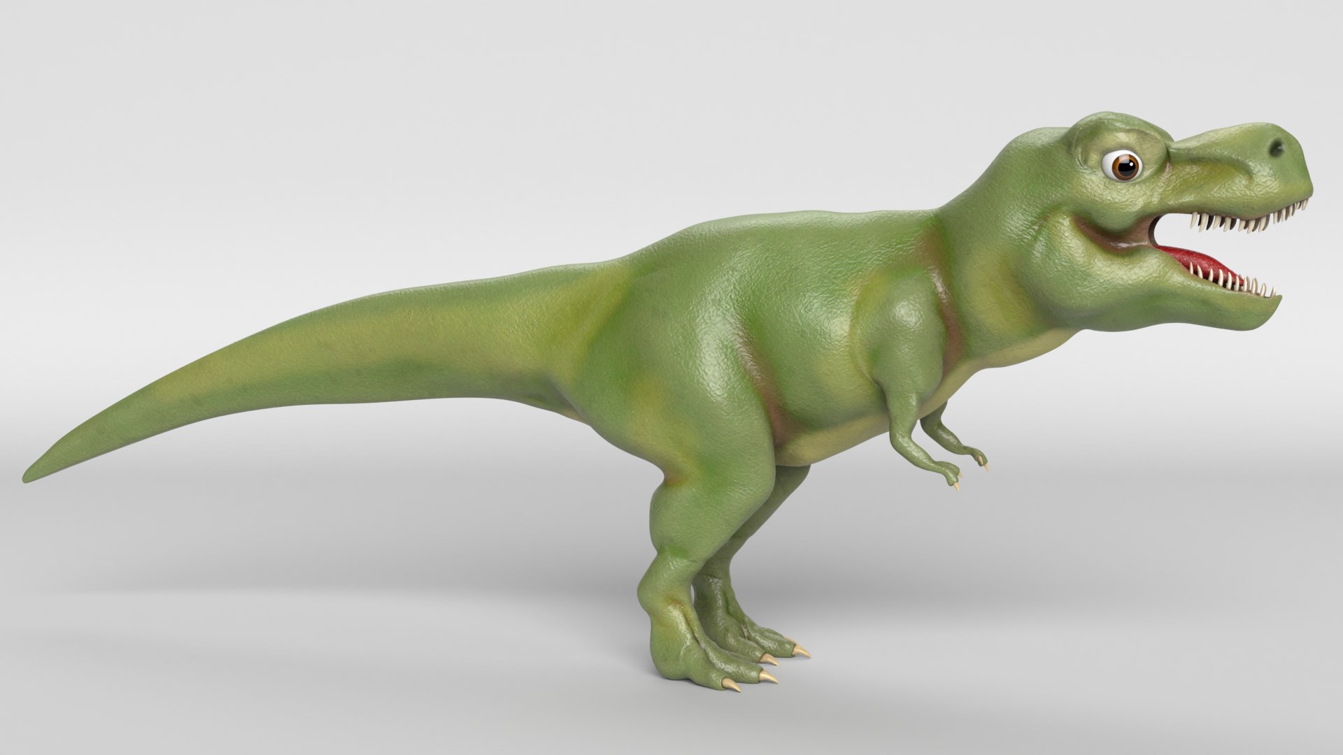 Cartoon T-Rex 3D Model - TurboSquid 1962291