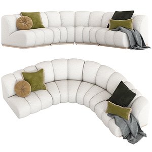 CastlerRy Marlow Performance Boucle Sofa 3D model