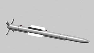 3D su-57 k-77m missile