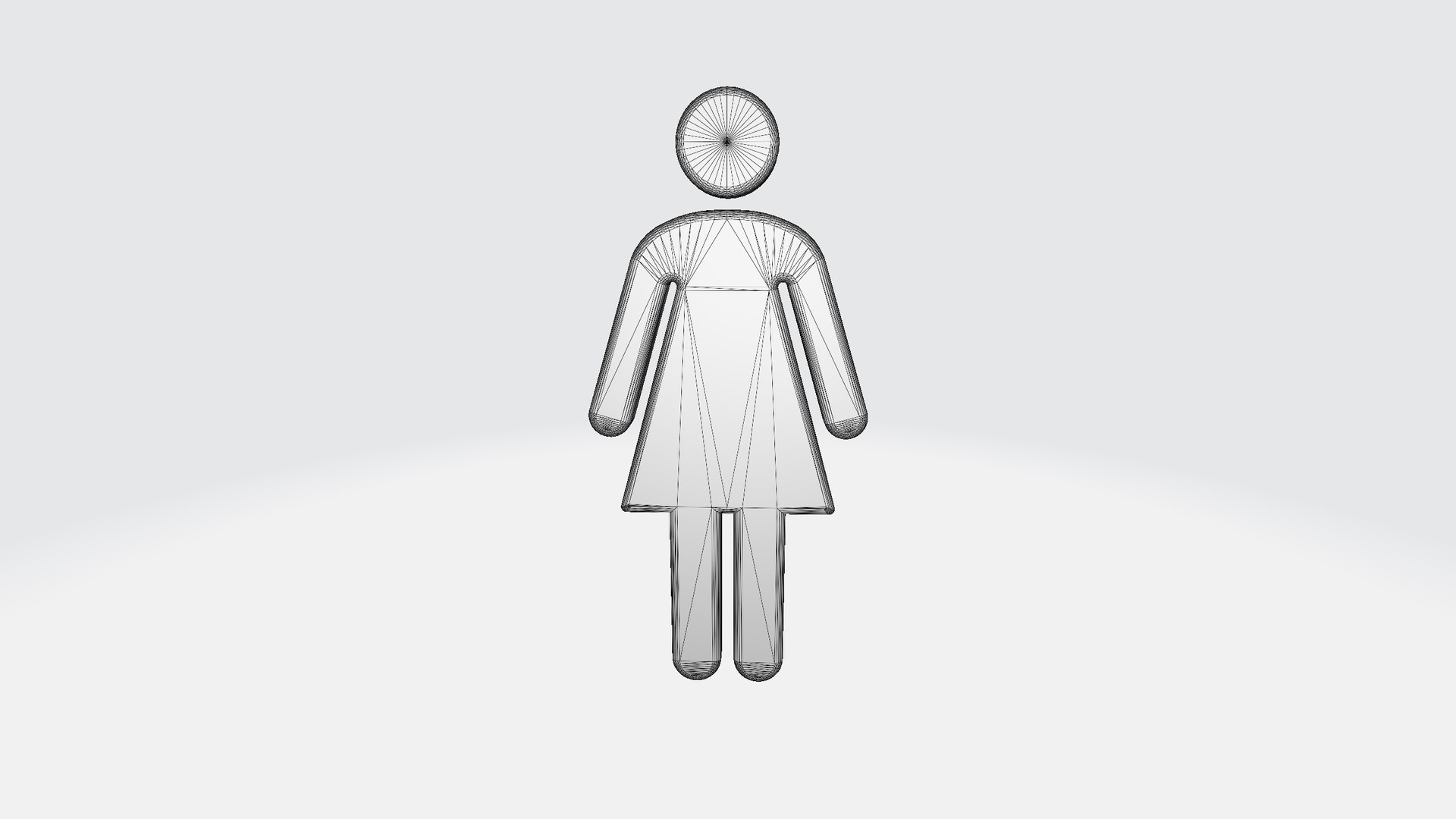 Female Icon Model - TurboSquid 1490250