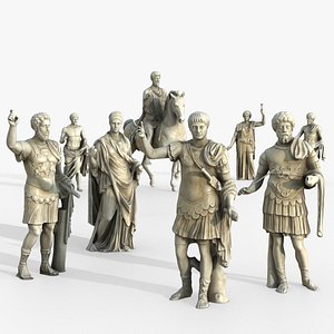 Roman Sculptures 3D model