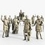 Roman Sculptures 3D model