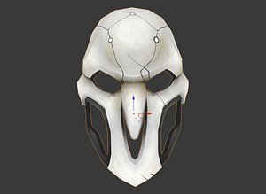 reaper mask papercraft 3d model