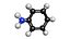 Aniline 3D C6H5NH2 3D model 3D