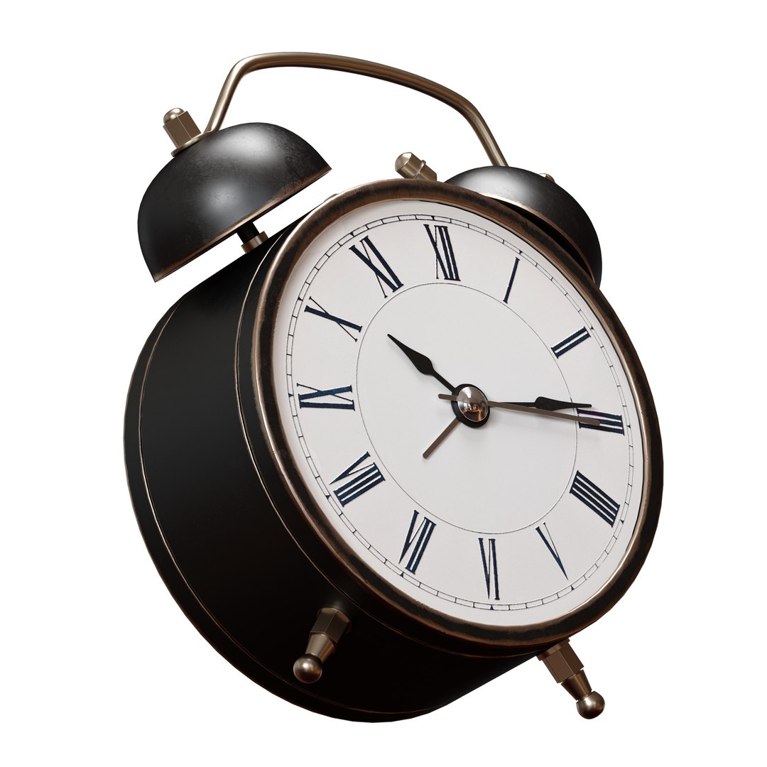 Old antique alarm clock 3D model https://p.turbosquid.com/ts-thumb/HK/QMZwj3/EP/c0002/jpg/1697870099/1920x1080/fit_q87/77695038e18946aee8c3f589b26468301ebecc98/c0002.jpg