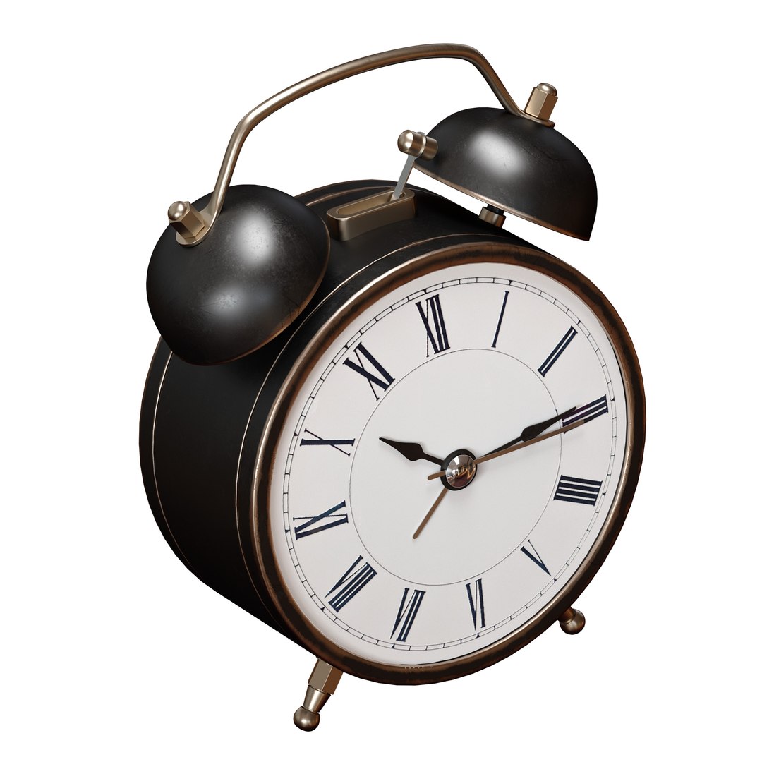 Old antique alarm clock 3D model https://p.turbosquid.com/ts-thumb/HK/QMZwj3/j9/c0003/jpg/1697870099/1920x1080/fit_q87/249fba662a0ea4b2bcf137233392e96aac8fad0f/c0003.jpg