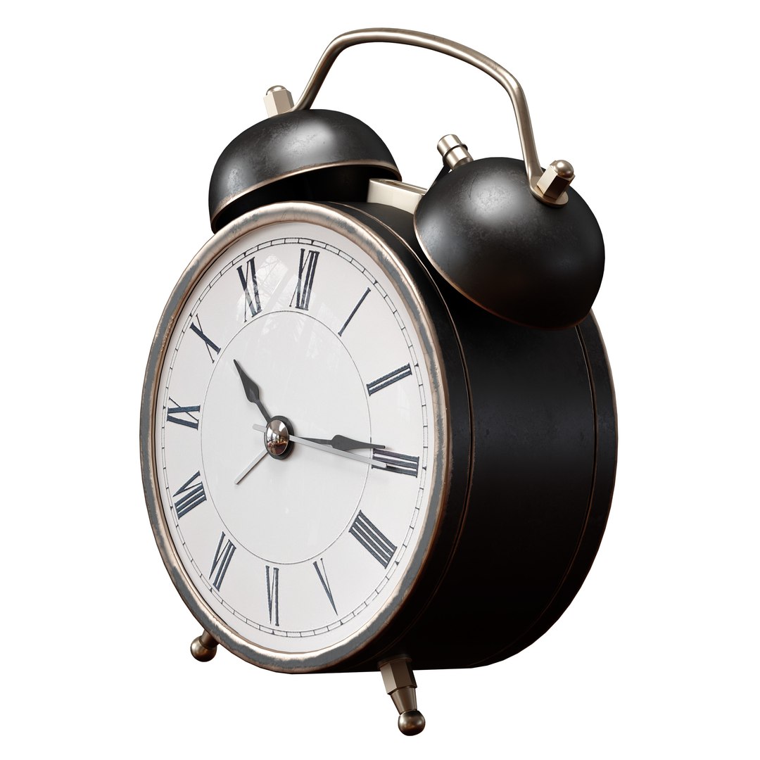 Old antique alarm clock 3D model https://p.turbosquid.com/ts-thumb/HK/QMZwj3/sl/c0010/jpg/1697870103/1920x1080/fit_q87/60a5c1e216c373c9678530be66a88231a919712c/c0010.jpg