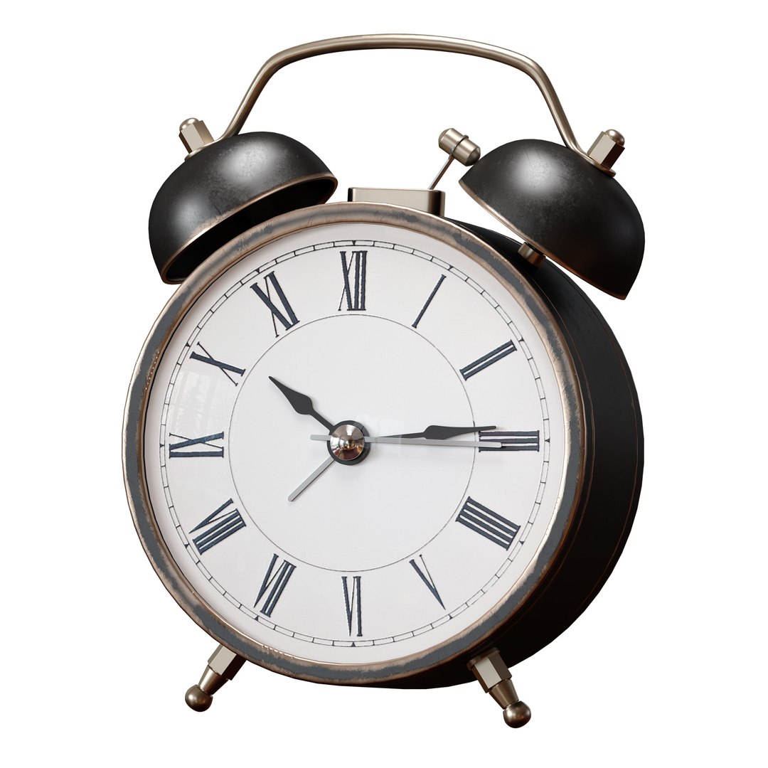 Old antique alarm clock 3D model https://p.turbosquid.com/ts-thumb/HK/QMZwj3/zX/c0012/jpg/1697870104/1920x1080/fit_q87/3c5b7b978df07c00ea40d0c7134377a6e0477df7/c0012.jpg