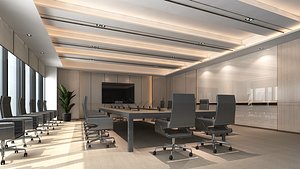 3D Conference Room 05 model