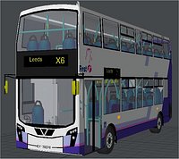 Double Decker Bus Olympic First Buses
