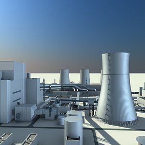 thermal power plant 3d max