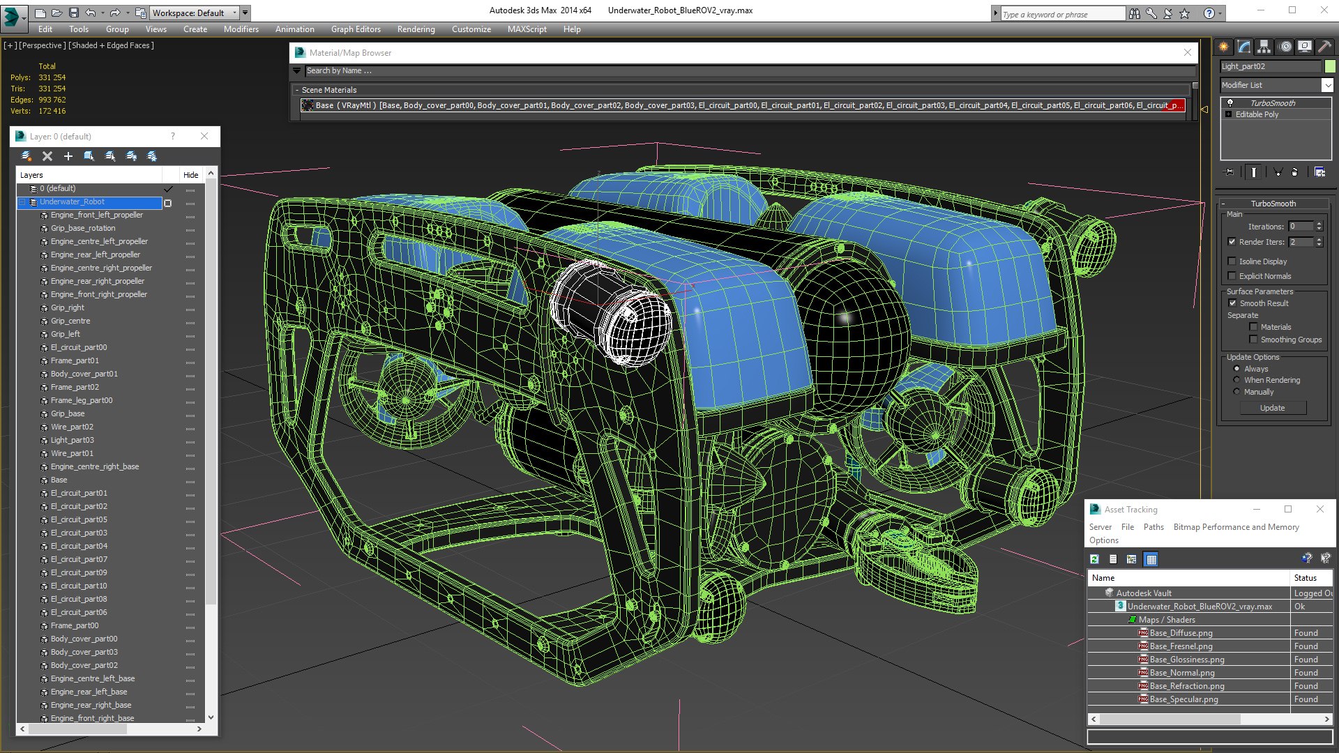 3D underwater robot bluerov2 rov model - TurboSquid 1521263