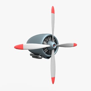 aircraft engine 3D model